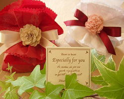 お花つきラッピング