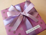 パープル系ラッピング